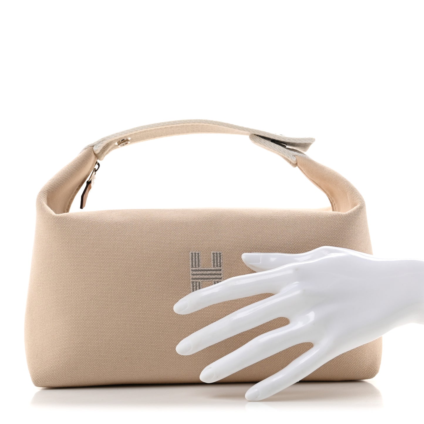 Canvas Large Bride-A-Brac Pouch Natural