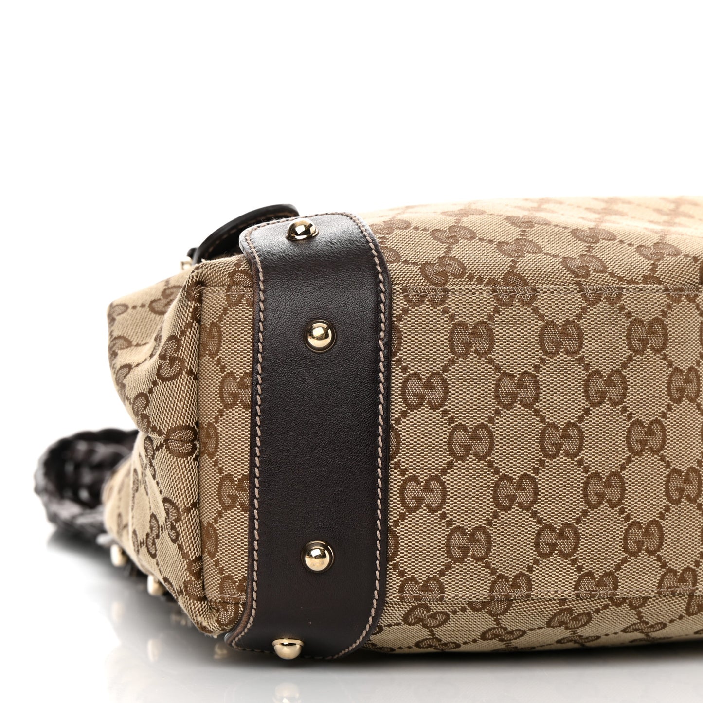 Monogram Small Pelham Shoulder Bag Dark Brown