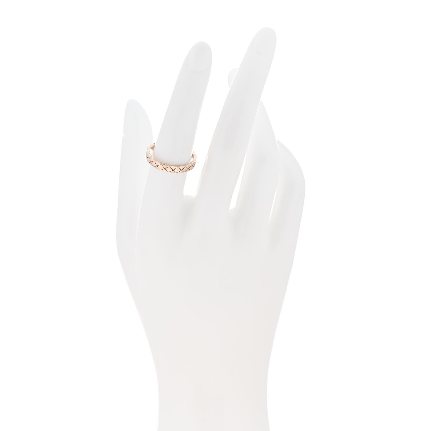 Chanel 18K Beige Gold Mini Coco Crush Ring 54 6.75 2 of 5