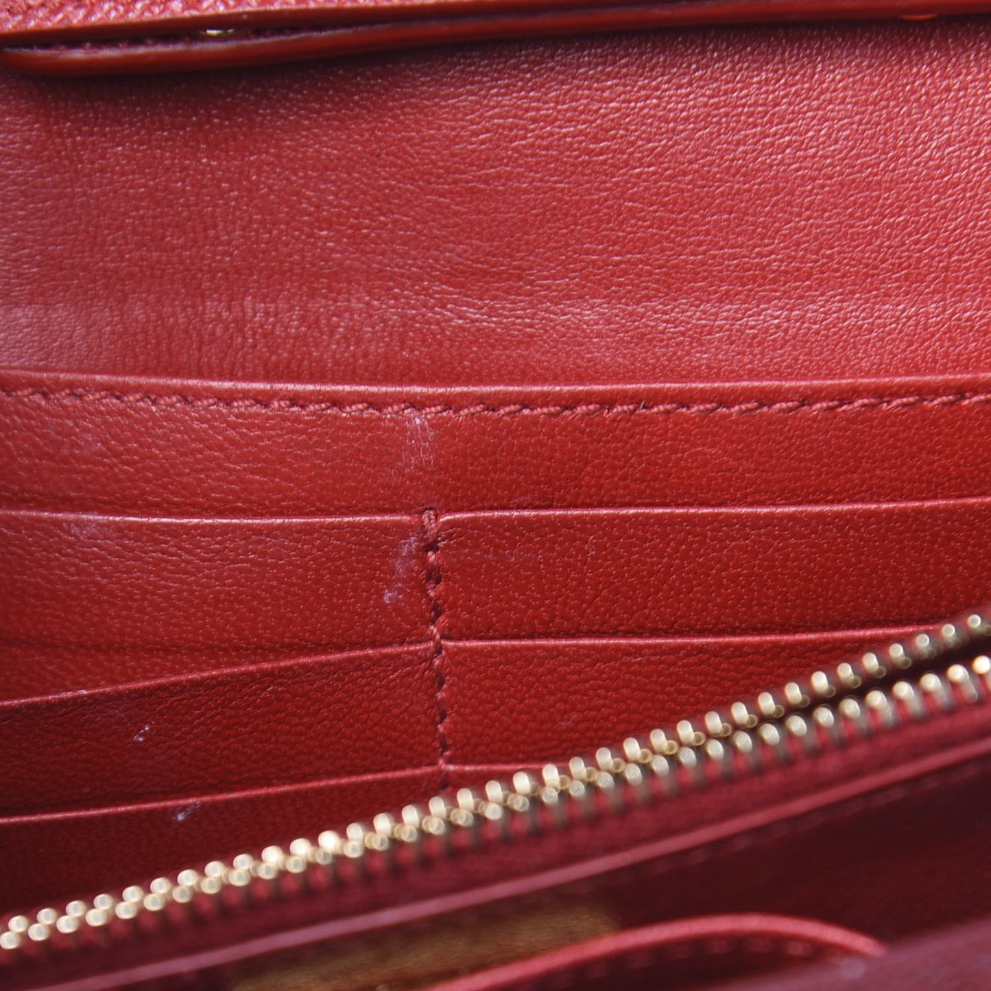 Saffiano Fiocco Bow Flap Wallet Fuoco