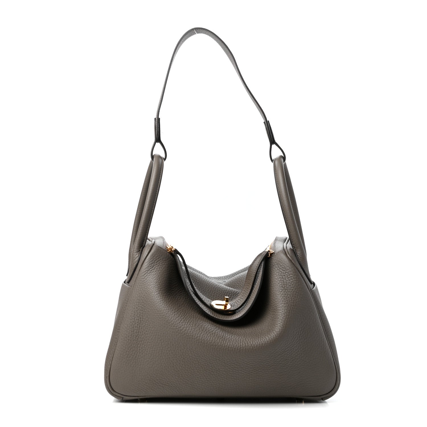 Hermes Taurillon Clemence Lindy 30 Etain 1 of 9