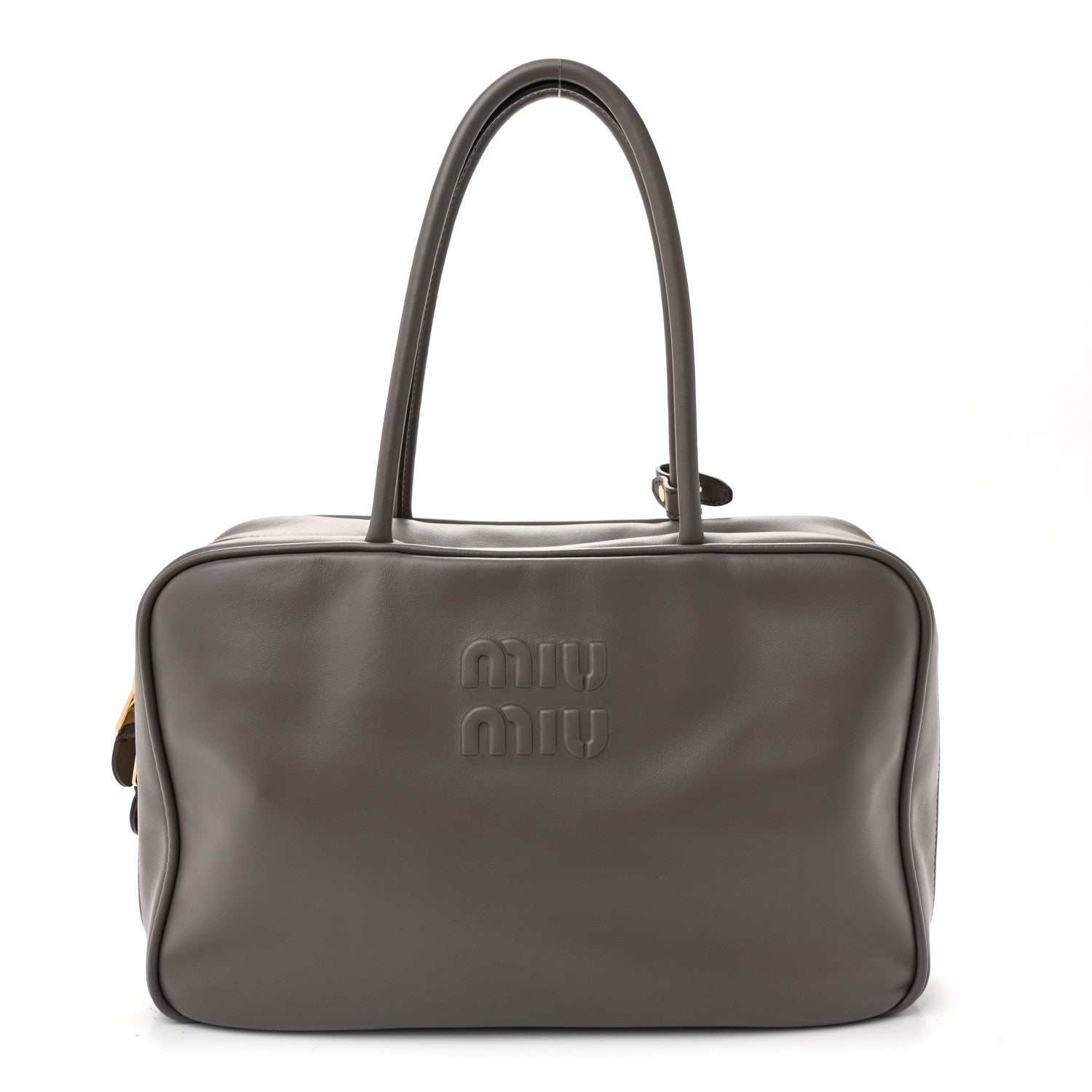 Miu Miu Soft Calf Softy Large Beau Top Handle Bag Argilla 1 of 8