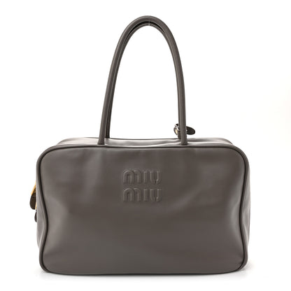 Miu Miu Soft Calf Softy Large Beau Top Handle Bag Argilla 1 of 8