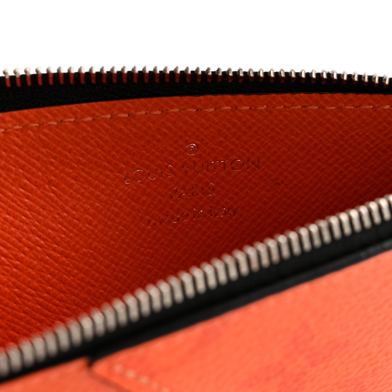 Louis Vuitton Taigarama Coin Card Holder Orange 6 of 9