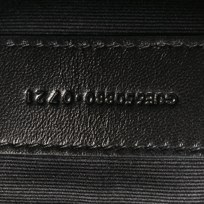 Saint Laurent Tweed Quilted Loulou Puffer Monogram Pouch Clutch Beige Umber Multicolor 8 of 15