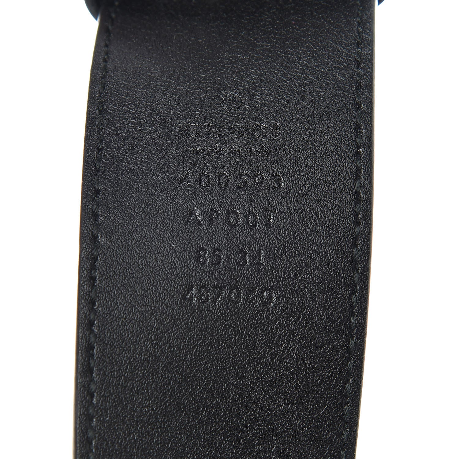 Gucci Calfskin Double G 40mm Belt 85 34 Black 4 of 7