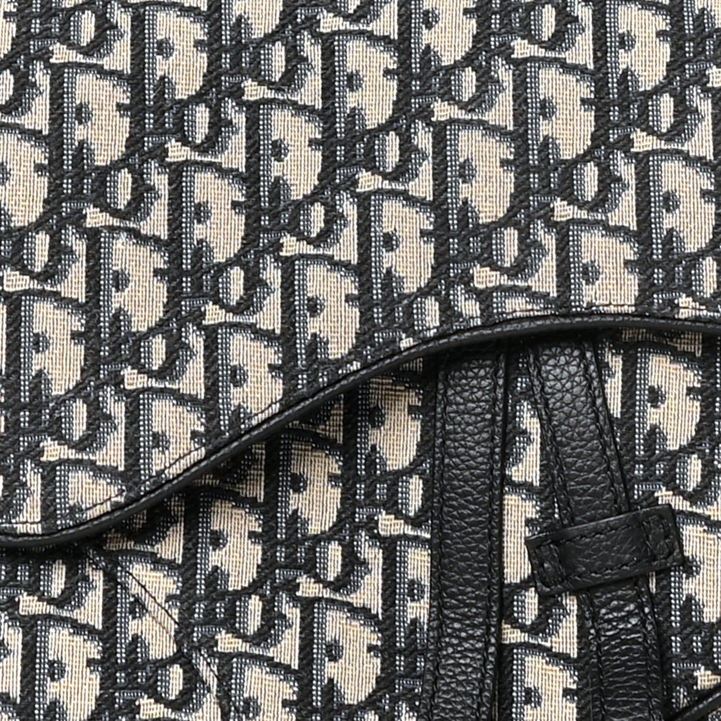 Oblique Mens Saddle Bag Blue