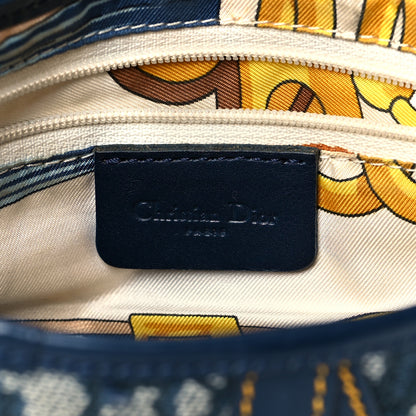 Christian Dior Monogram Saddle Bag Blue 6 of 11