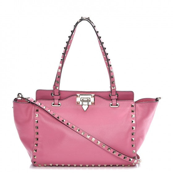 Vitello Small Rockstud Tote Ninphea
