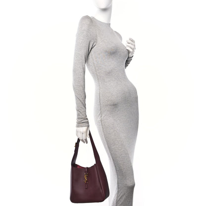 Saint Laurent Smooth Calfskin Small Le 5 A 7 Soft Hobo Rouge Legion 2 of 10