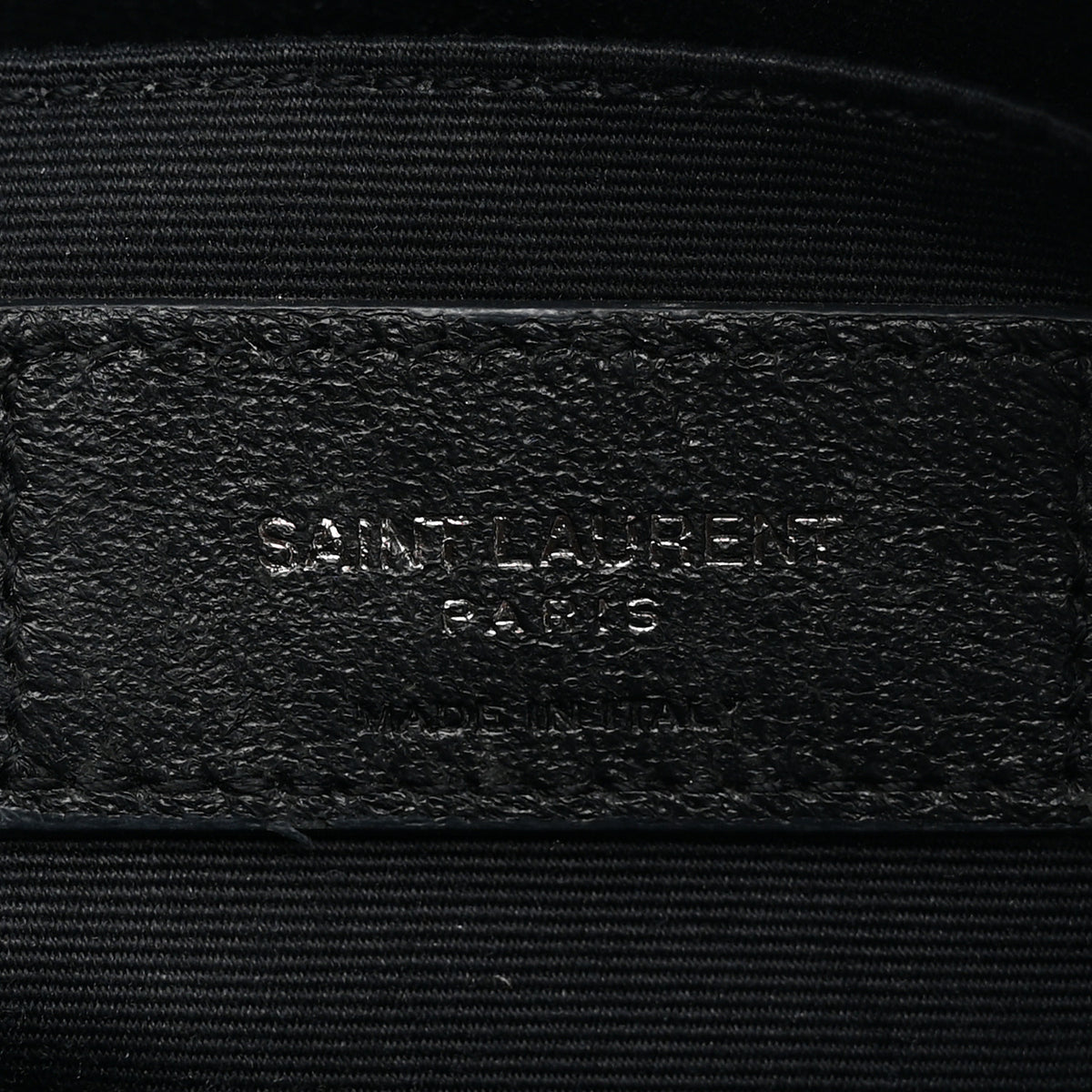 Saint Laurent Calfskin Matelasse Monogram Lou Camera Bag Black 6 of 14
