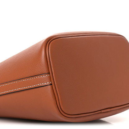 Louis Vuitton Calfskin Lock and Walk Bucket Cognac 9 of 11