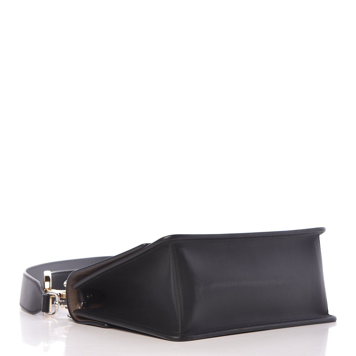 Vitello Century Opaco F is Fendi Kan I Shoulder Bag Black