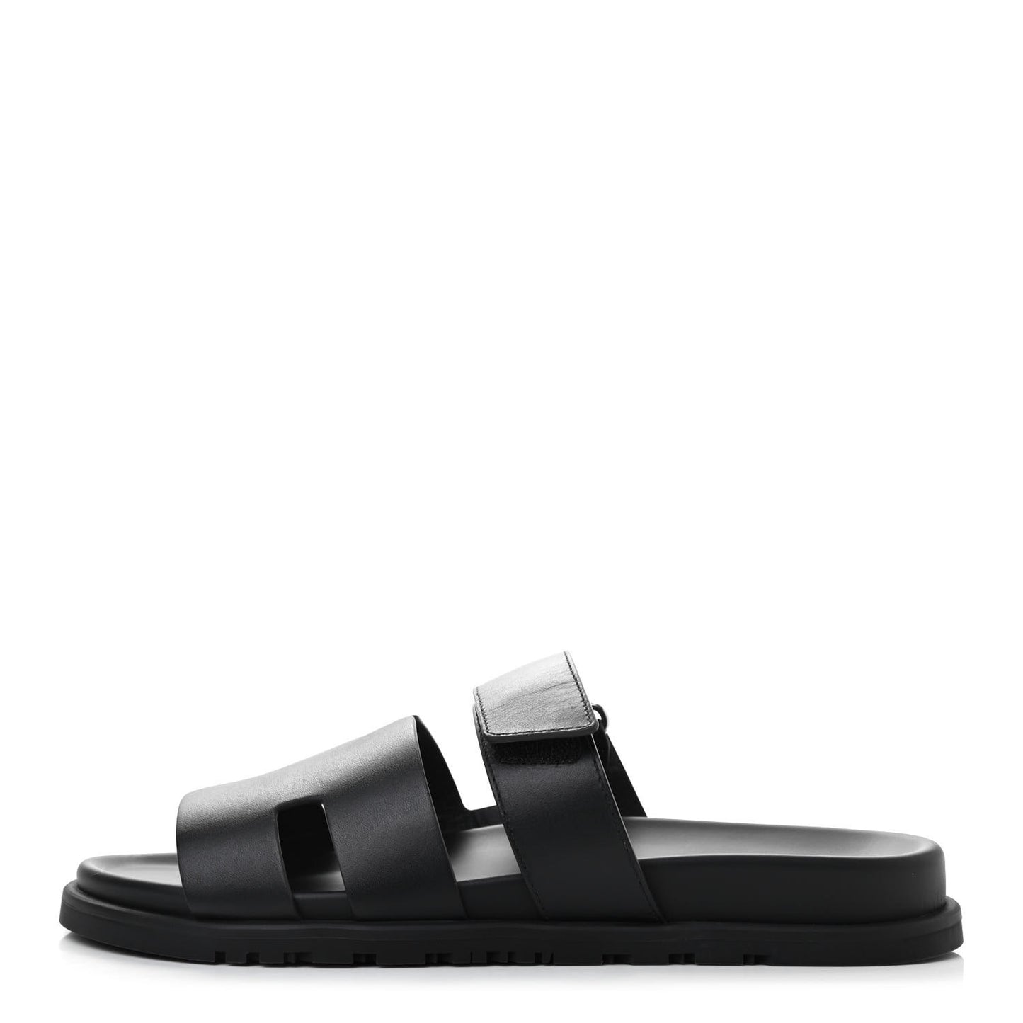 Calfskin Mens Chypre Sandals 43.5 Black
