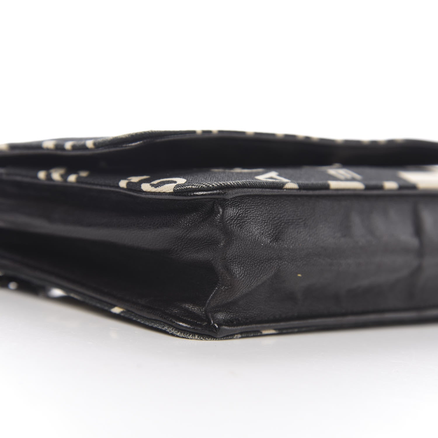 Chanel Denim Coco Wallet On Chain WOC Black 8 of 10