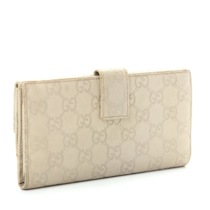 Gucci Guccissima Princy Continental Wallet Off White 3 of 8