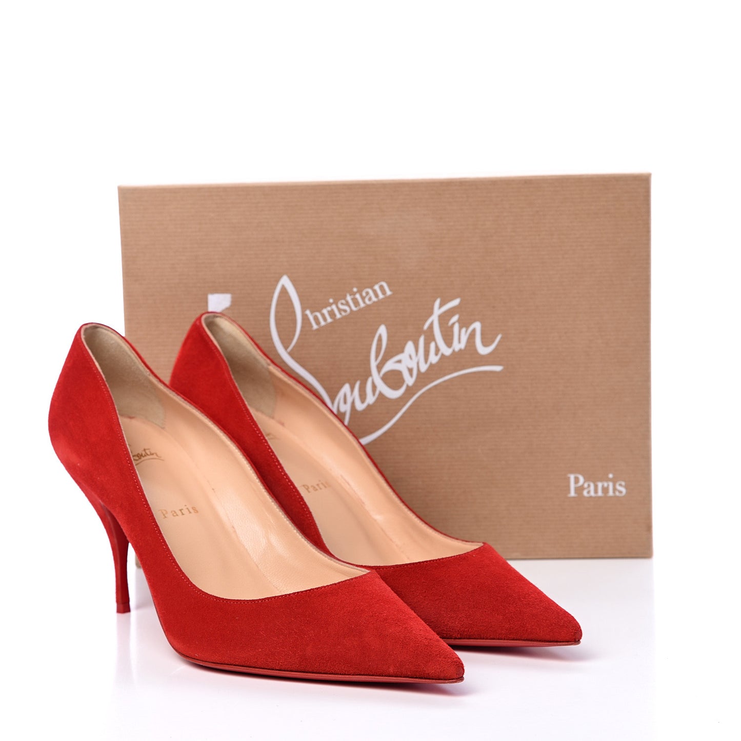 Veau Velours Clare 80 Pumps 39.5 Loubi