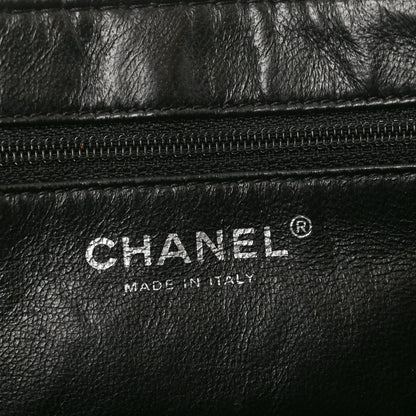 Chanel Caviar Half Moon Large Flap Black 5 of 9