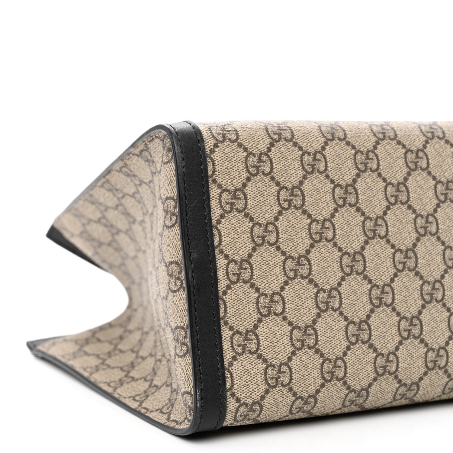 Gucci GG Supreme Monogram Medium Padlock Tote Black 9 of 10