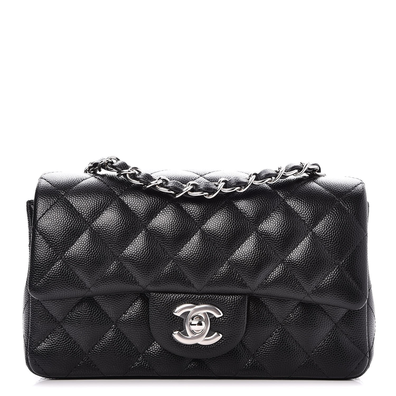 Chanel Caviar Quilted Mini Rectangular Flap Black 1 of 8