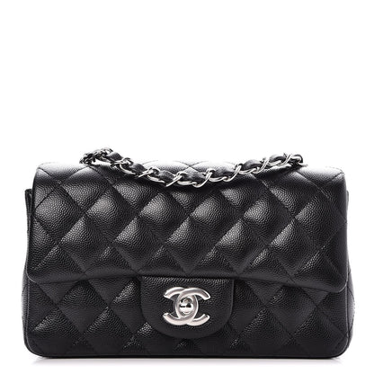 Chanel Caviar Quilted Mini Rectangular Flap Black 1 of 8