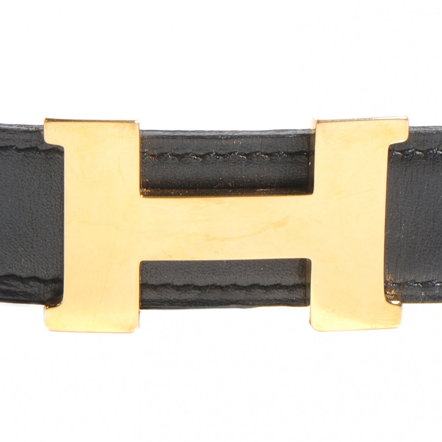 Box Togo Constance 24mm H Belt 70 Black Gold