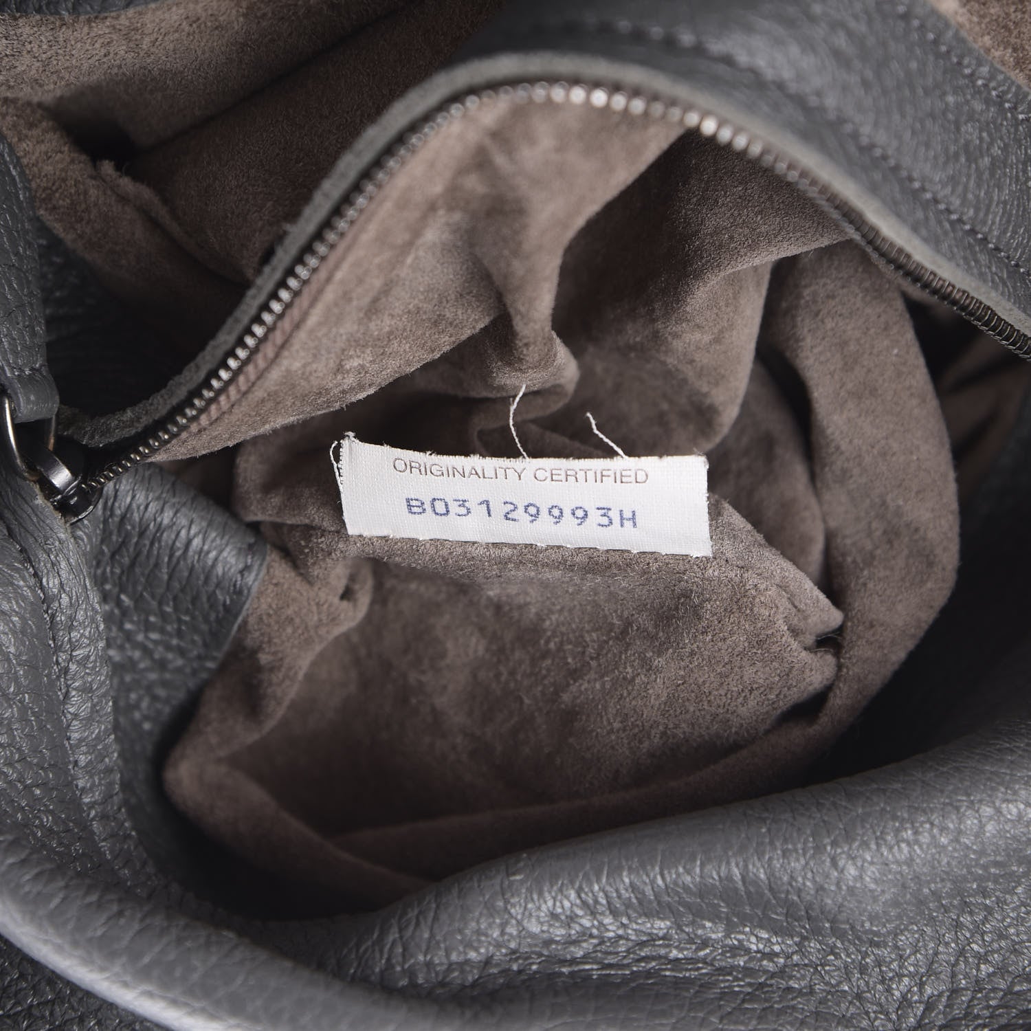 Bottega Veneta Cervo Deerskin Large Hobo Light Grey 7 of 12