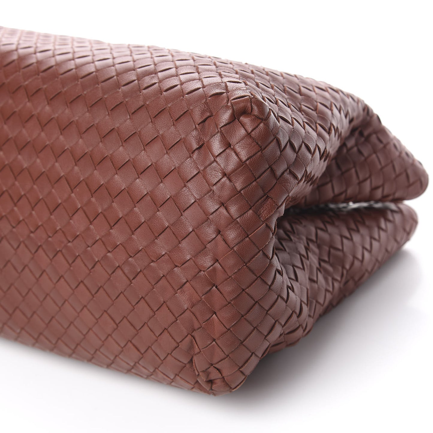 Nappa Intrecciato Large Classic Chain Strap Tote Canyon