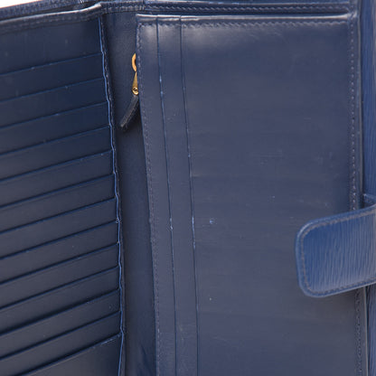 Prada Vitello Move Continental Flap Wallet Bleuette 7 of 11