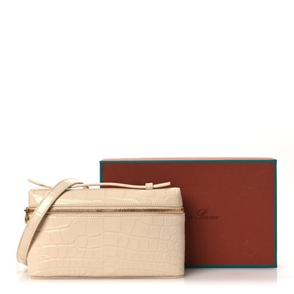 Loro Piana Glazed Alligator L19 Extra Pocket Pouch Lotus Root 10 of 10