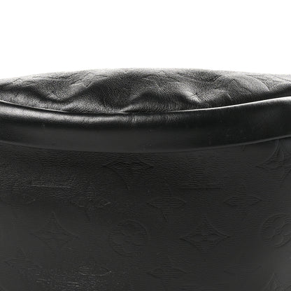 Louis Vuitton Calfskin Monogram Shadow Discovery Bumbag Black 7 of 9