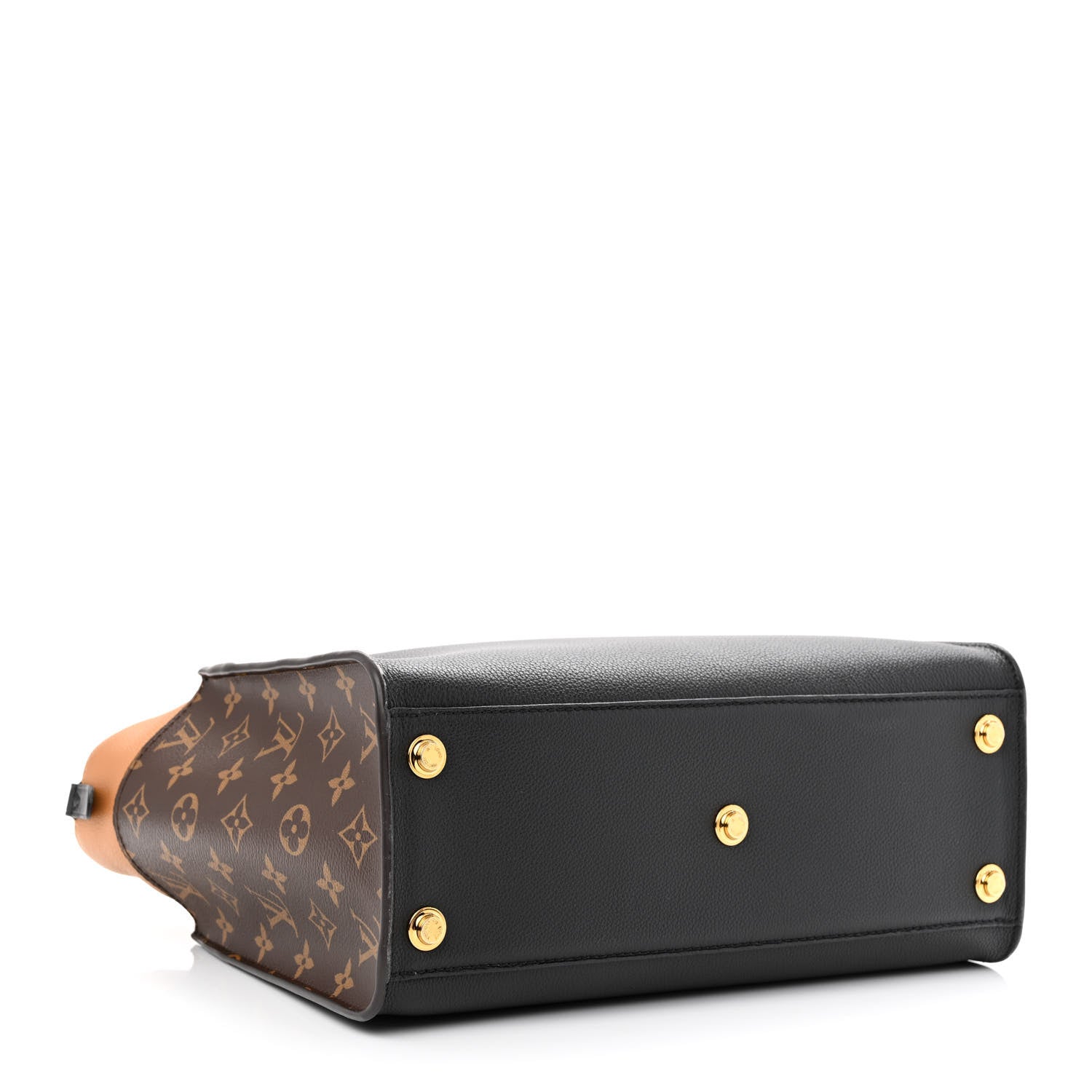 Louis Vuitton Calfskin Monogram On My Side Black 4 of 10