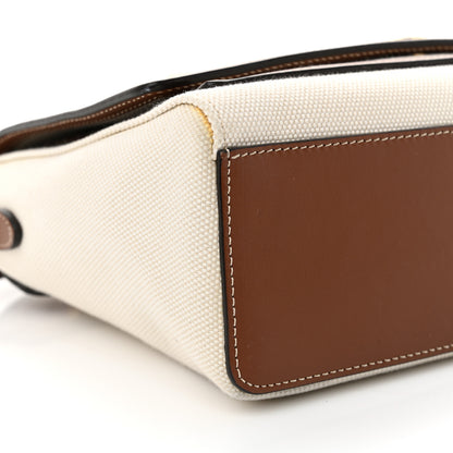 Burberry Canvas Horseferry Print Note Crossbody Bag Natural Tan 9 of 13