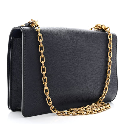 Christian Dior Grained Calfskin J'Adior Chain Flap Bag Blue 3 of 14