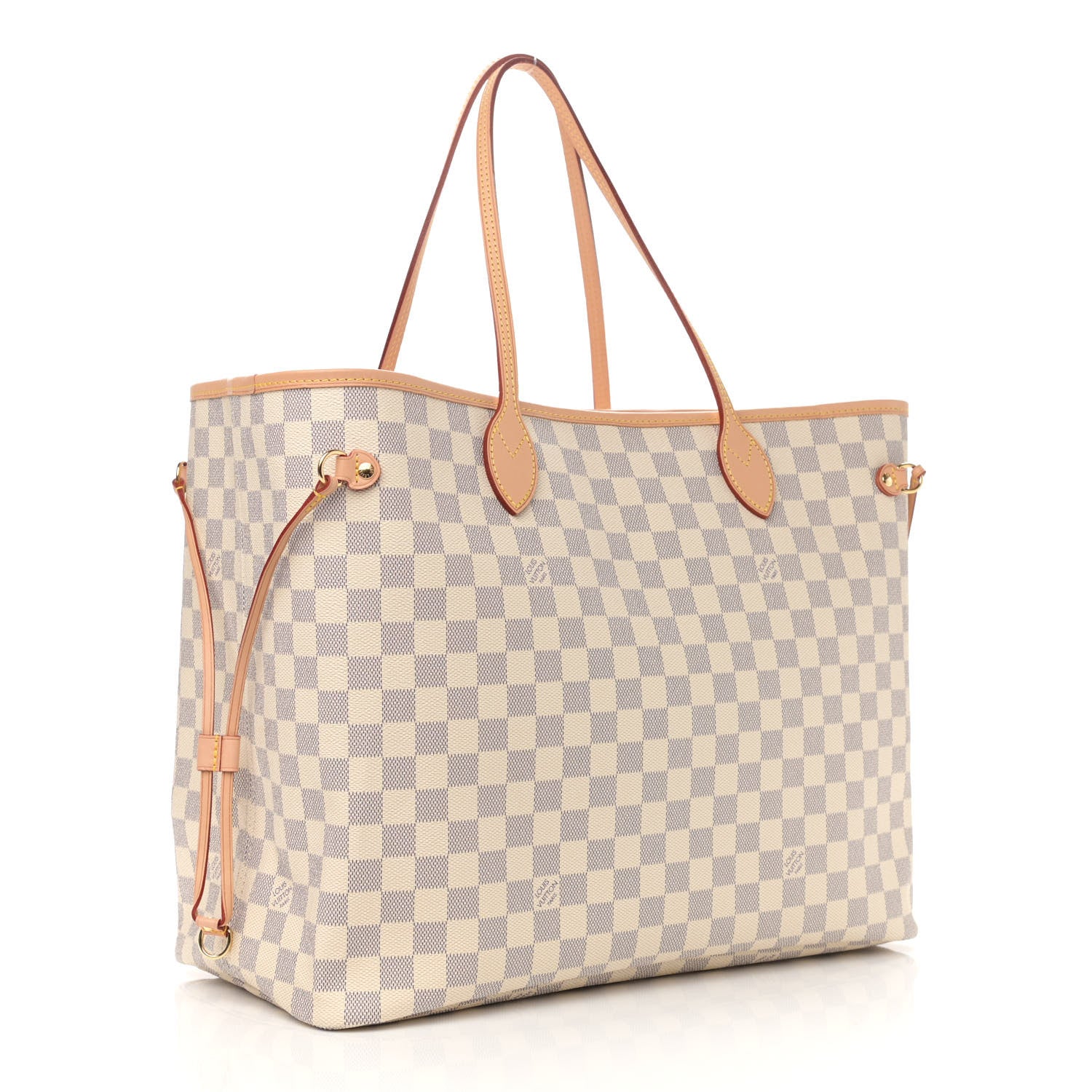Louis Vuitton Damier Azur Neo Neverfull GM Rose Ballerine 3 of 9