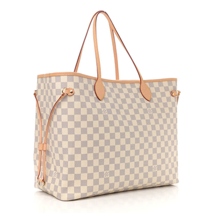 Louis Vuitton Damier Azur Neo Neverfull GM Rose Ballerine 3 of 9