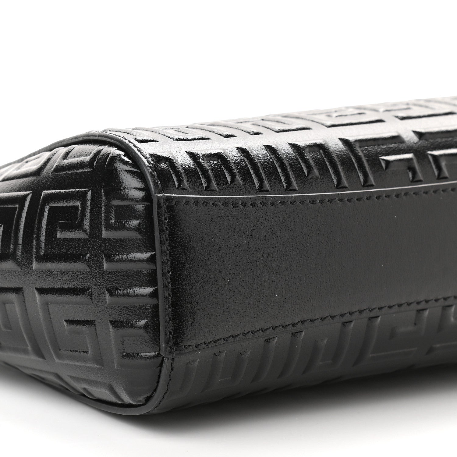 Givenchy Calfskin Logo Embossed XS Antigona 4G Black 8 of 9