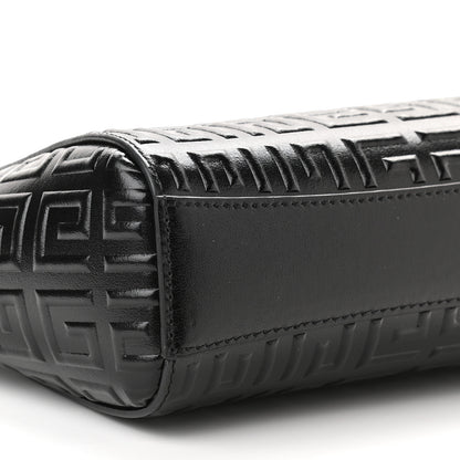 Givenchy Calfskin Logo Embossed XS Antigona 4G Black 8 of 9
