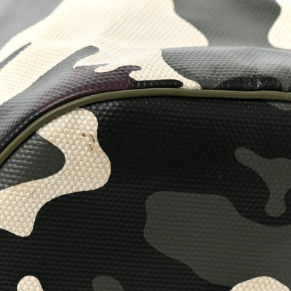 Burberry Coated Canvas Camouflage Print Phoebe Drawcord Pouch Multicolor 12 of 15