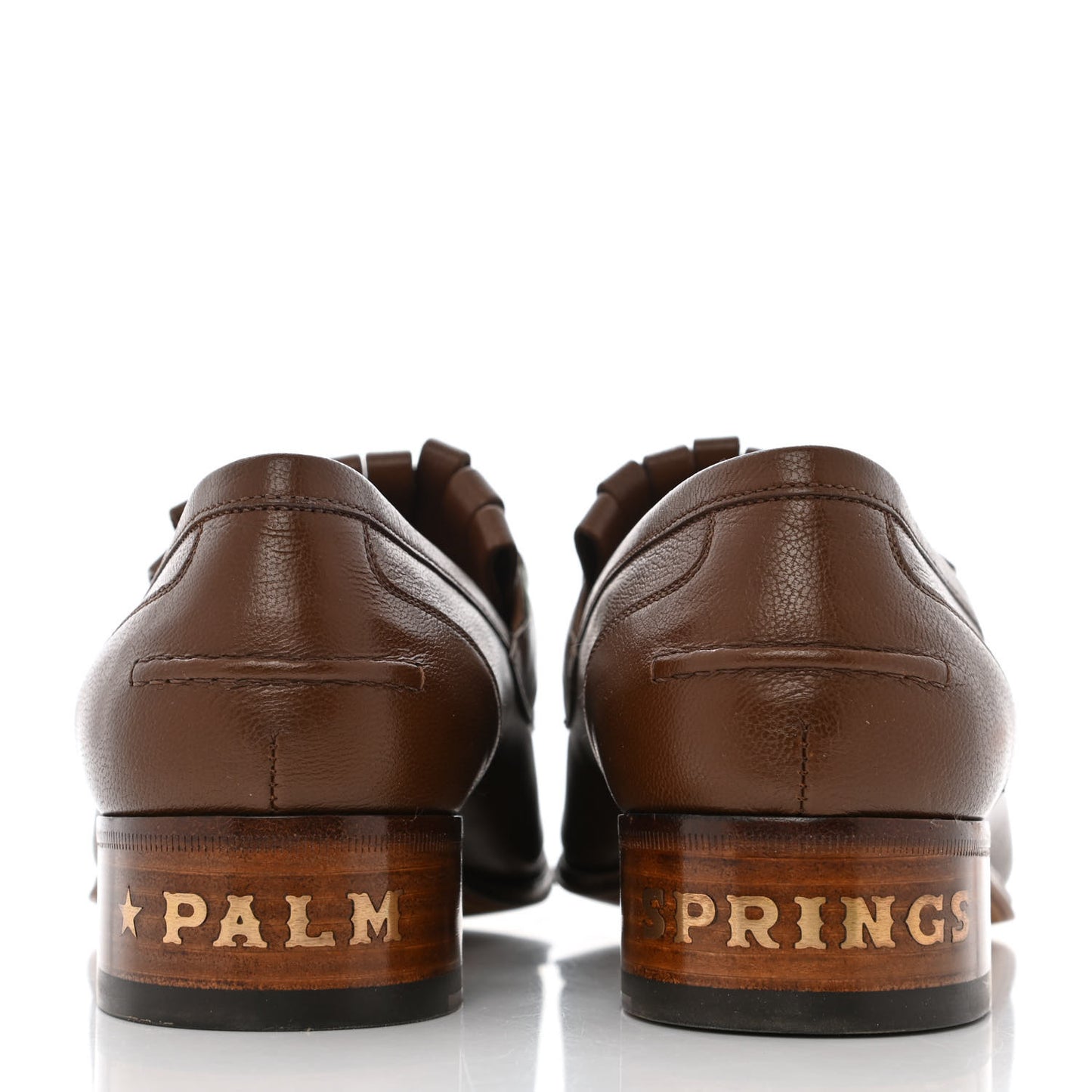 Calfskin Web Horsebit Loafers 40.5 Brown Sugar