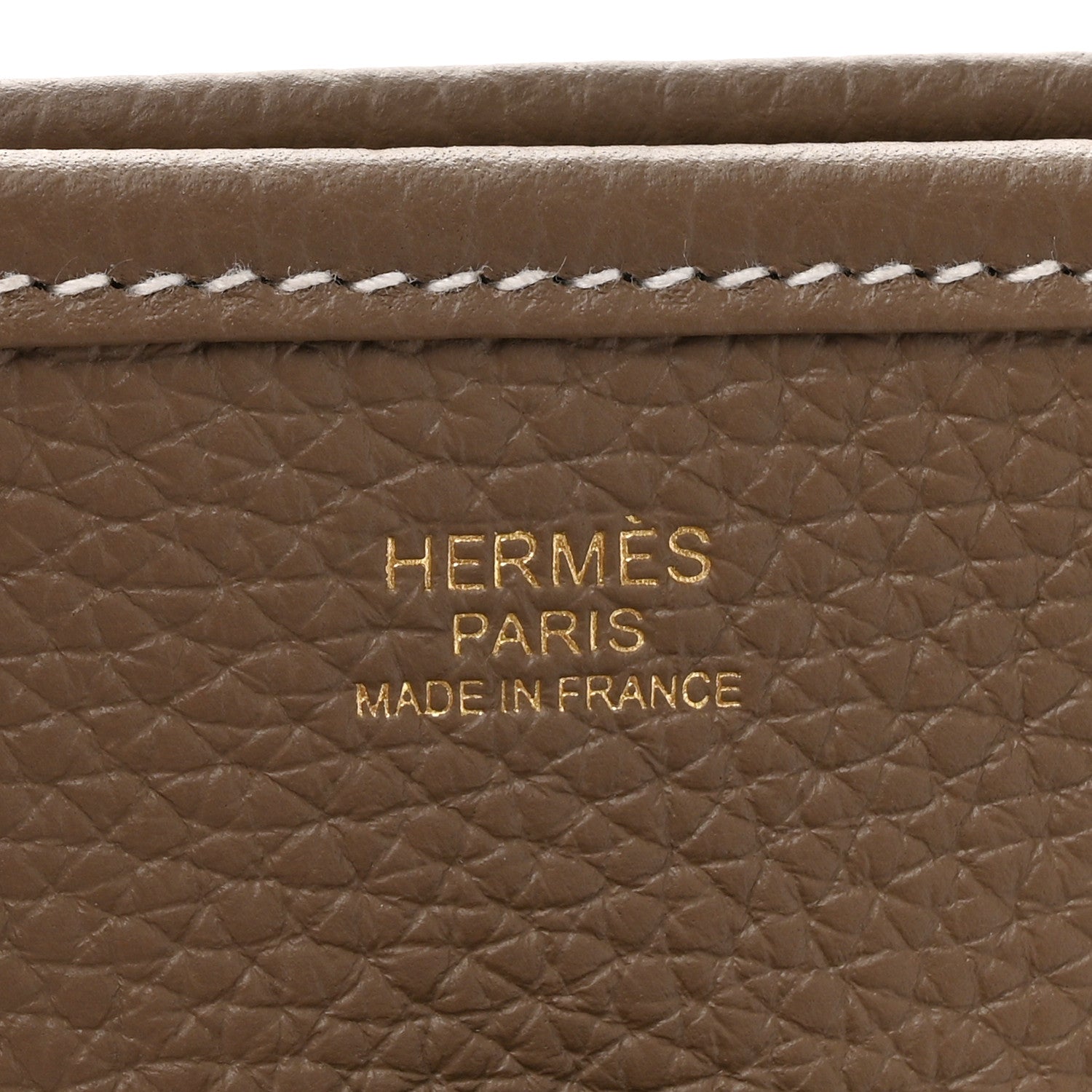 Hermes Taurillon Clemence Evelyne III PM Etoupe 6 of 11