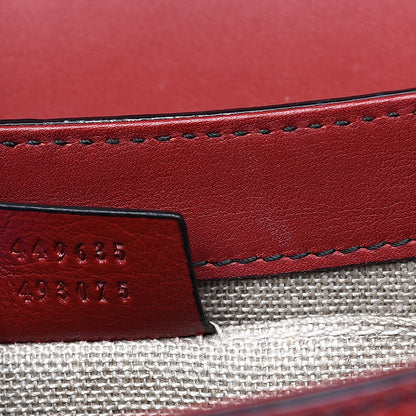 Gucci Microguccissima Medium Emily Chain Shoulder Bag Red 6 of 11