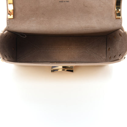 Jimmy Choo Metallic Calfskin Lockett Petite Shoulder Bag Gold 5 of 10