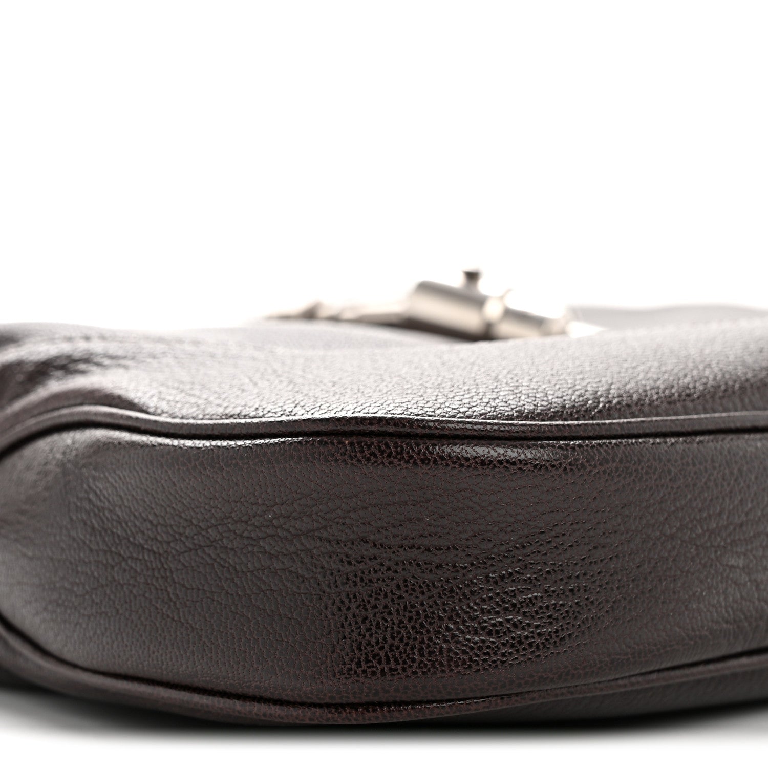 Gucci Goatskin Medium Jackie 1961 Hobo Dark Brown 9 of 11