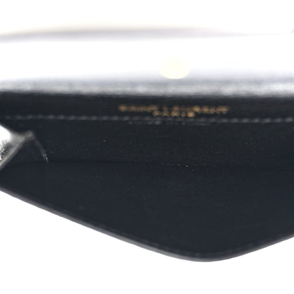 Saint Laurent Calfskin Monogram Coin Pouch Black 5 of 8