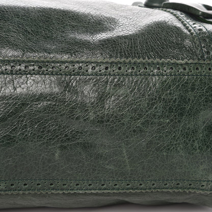 Balenciaga Agneau Giant Brogues Hardware City Evergreen 10 of 13