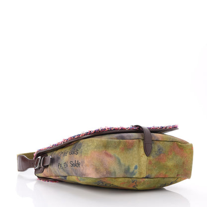Chanel Washed Toile Graffiti On The Pavements Messenger Khaki Multicolor 4 of 7