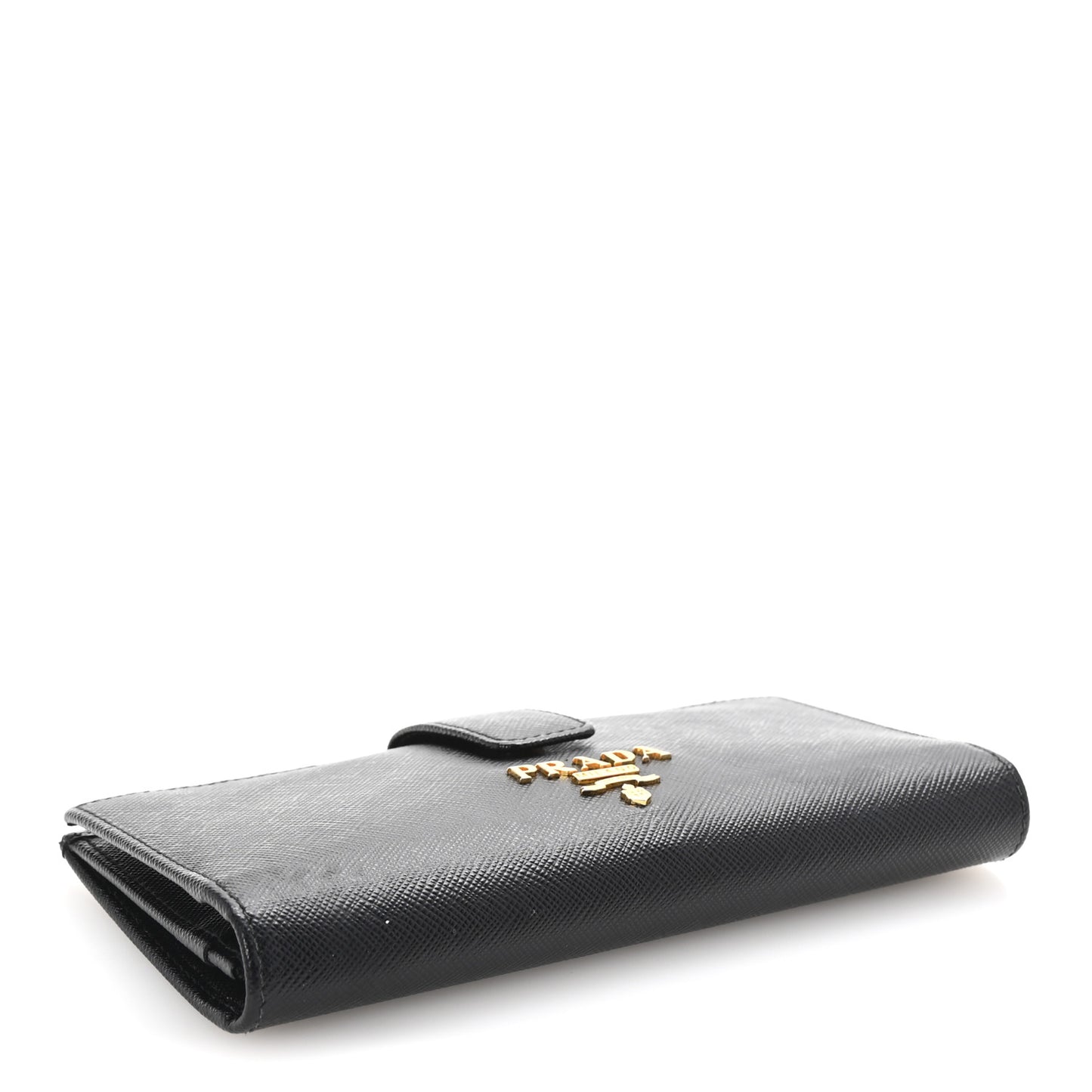 Saffiano Metal Large Wallet Black