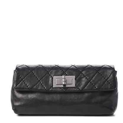 Chanel Lambskin Quilted 2.55 Reissue Pouch Black 1 of 10