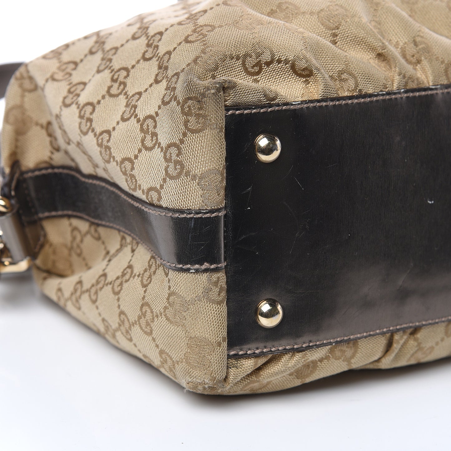 Monogram Pop Bamboo Top Handle Tote Pewter